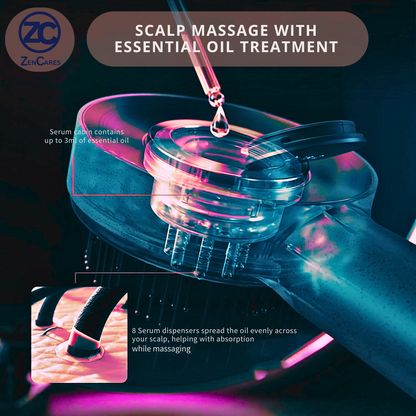 3 in 1 ZenCares Scalp Massaging Brush